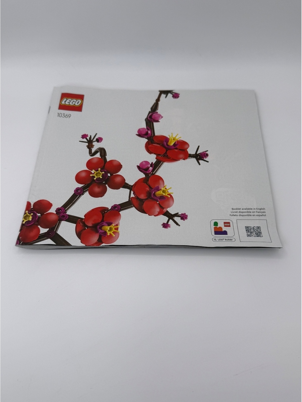 LEGO Floral Instruction Book - 10369 Plum Blossom Instruction Manual Only